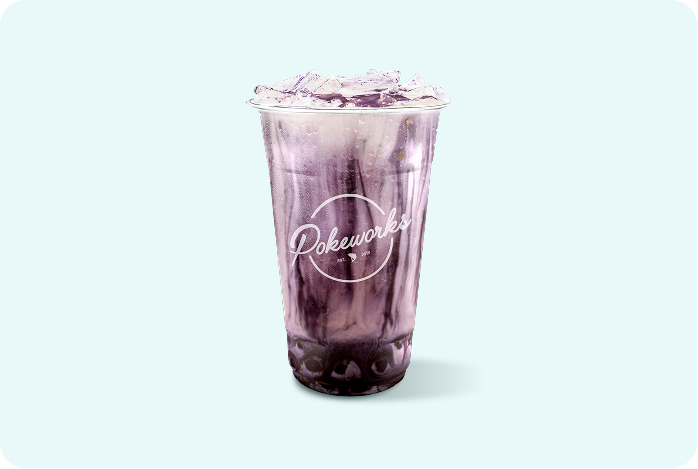 Ube milk tea