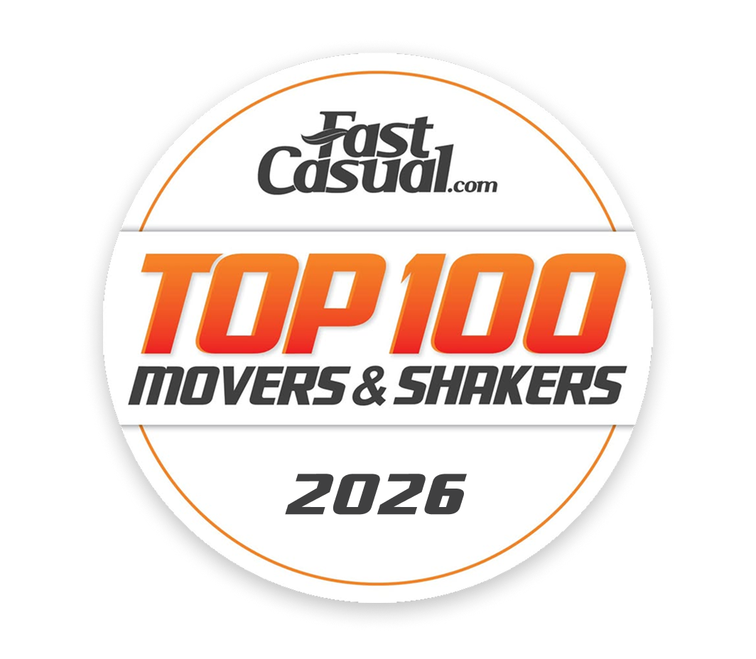Fast Casual Top 100 Movers & Shakears award logo