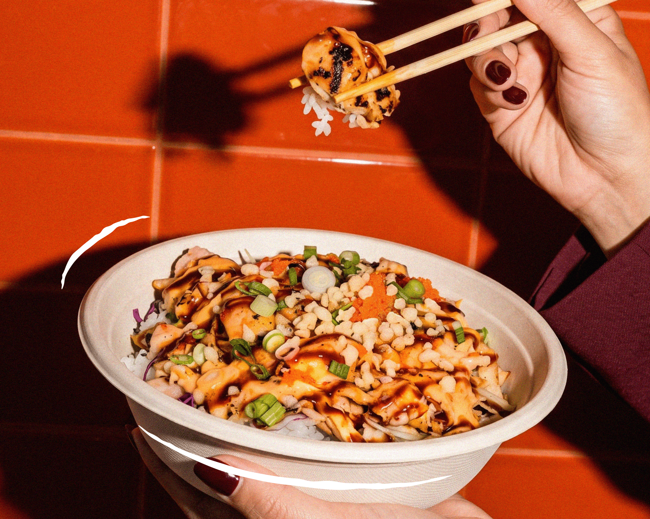 Pokeworks high protein surf and turf bowl